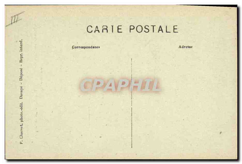 CPA Folklore Bressane  — Verso