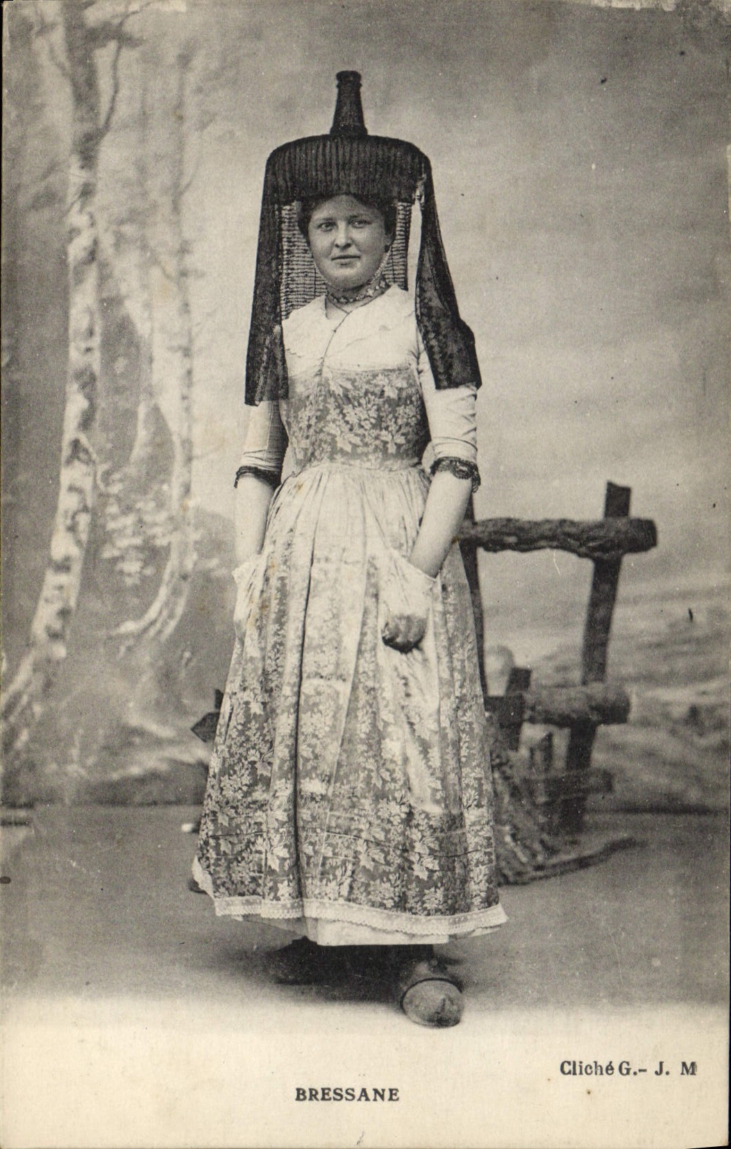 CPA Folklore Bressane 