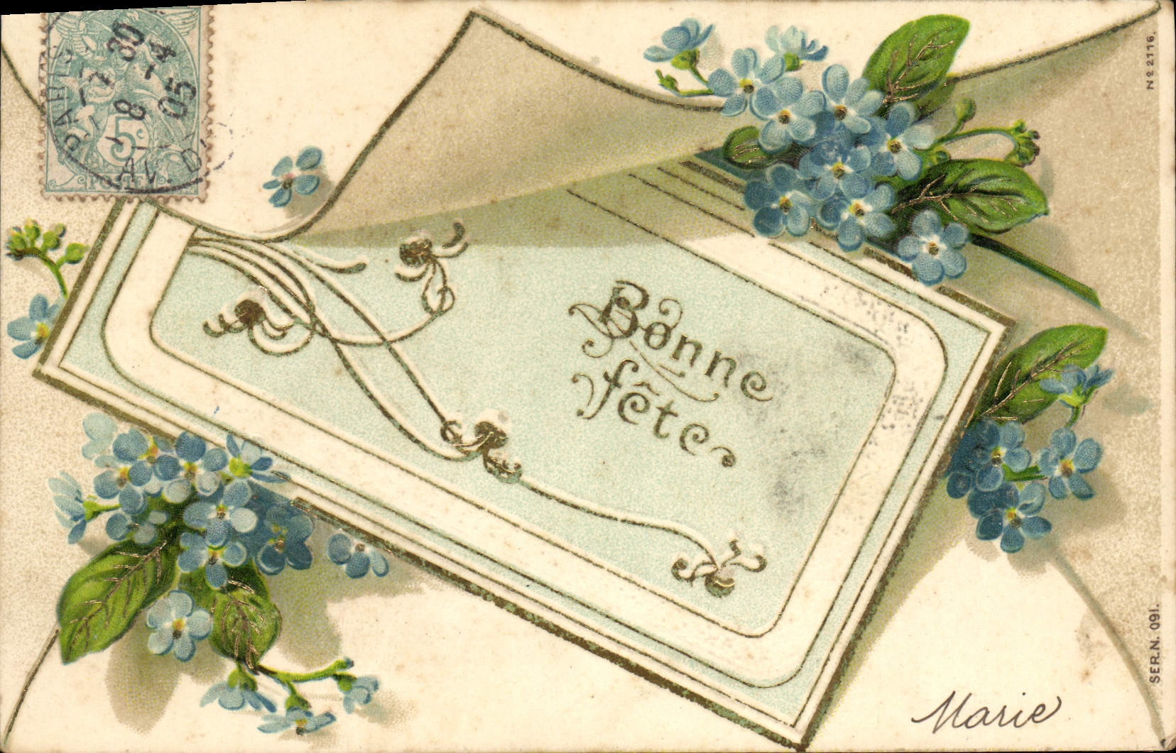 CPA Fantaisie Fleurs 