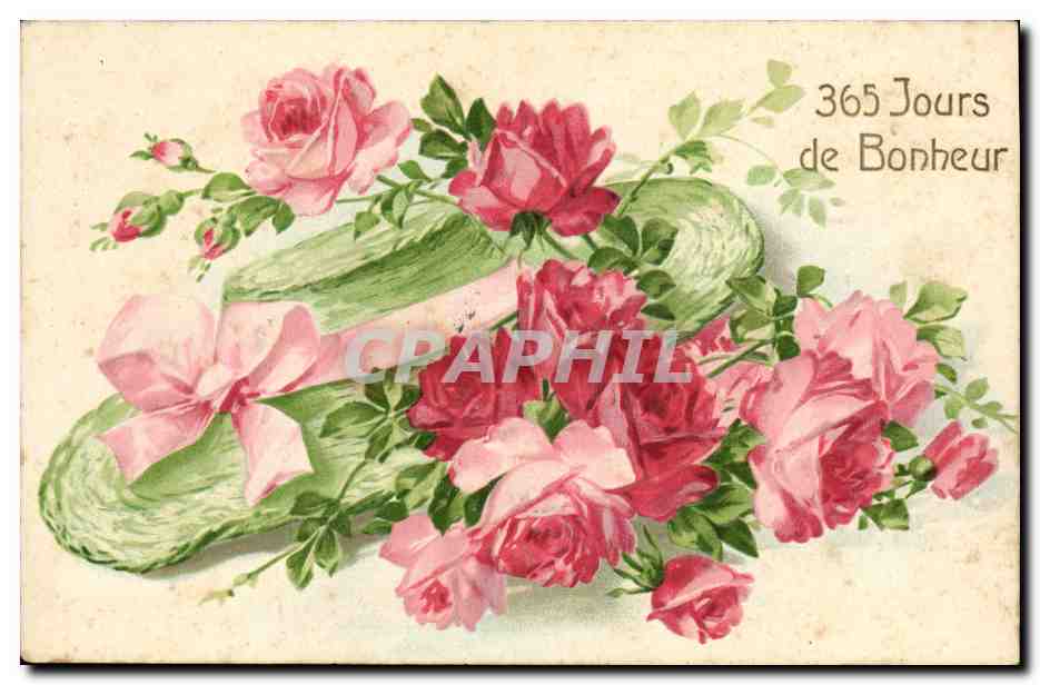 CPA Fantaisie Fleurs 