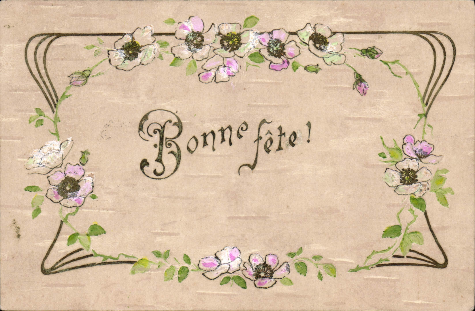 CPA Fantaisie Fleurs 