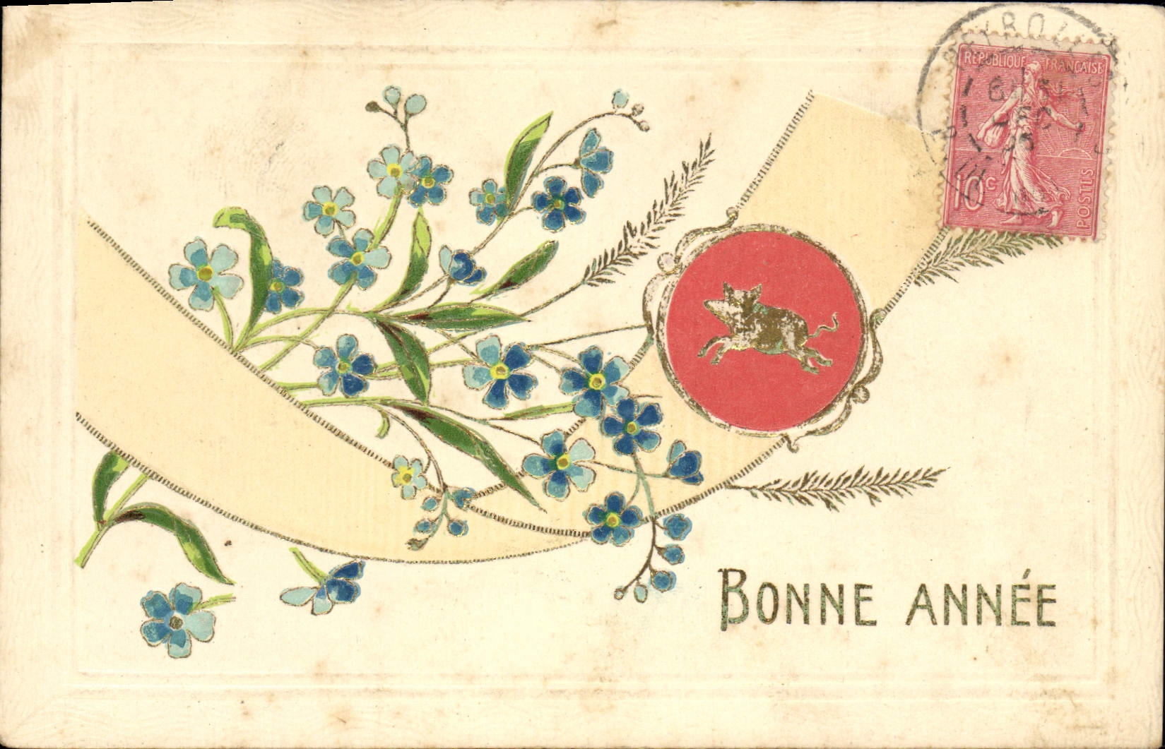 CPA Fantaisie Fleurs 