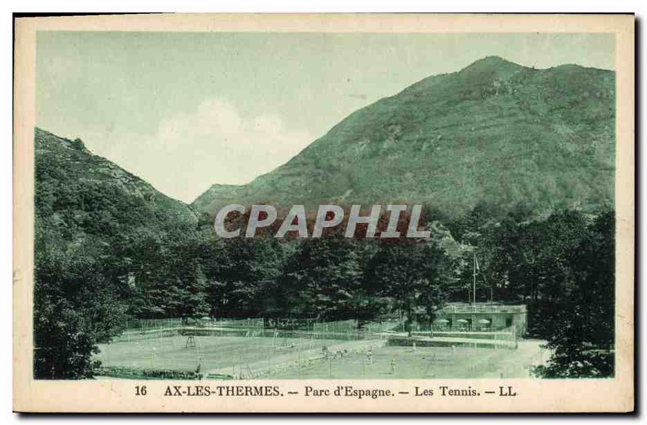 CPA Tennis Parc d'Espagne Ax les Thermes 