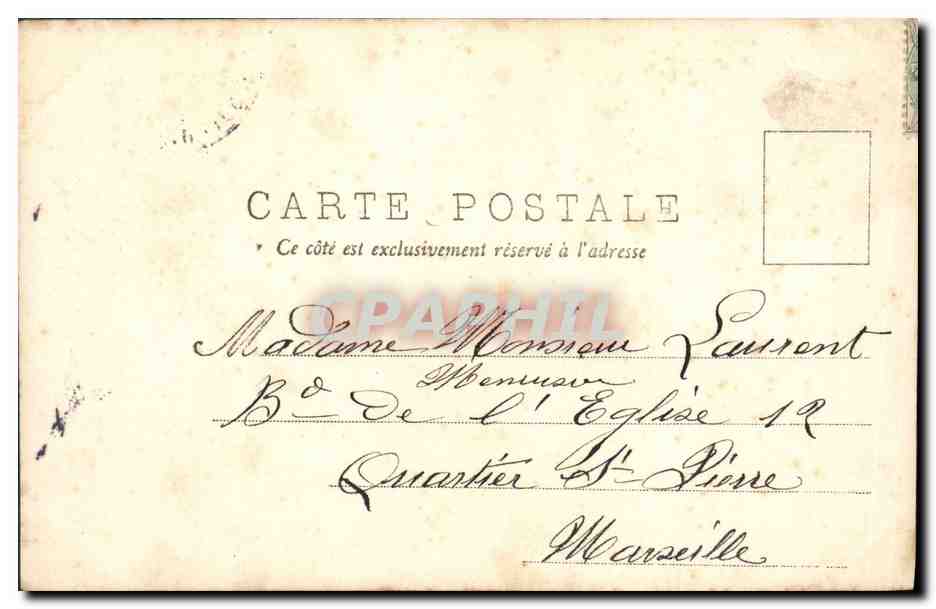 CPA Fantaisie Pierrot Colombine reste indifferente  — Verso