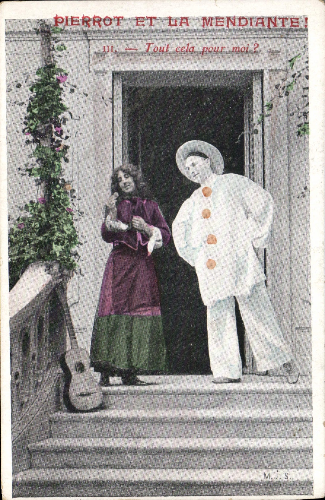Pierrot et la mendiante — III. — Tout cela pour moi ? — M.J.S.