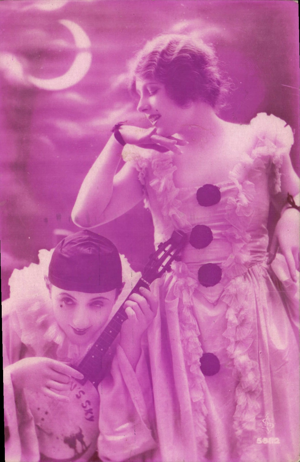 CPA Fantaisie Pierrot 