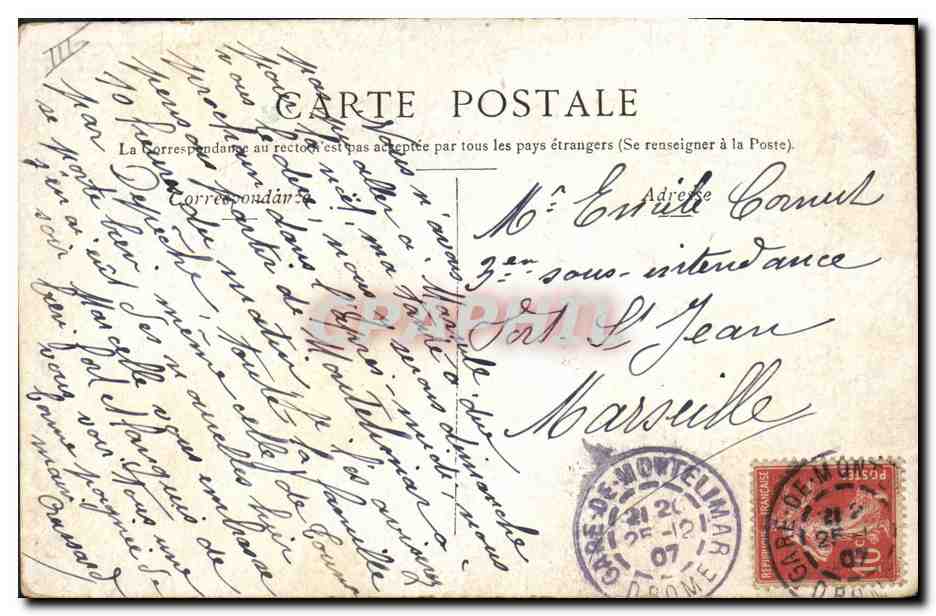 Pierrot et la mendiainte — scène VI — La monnaie ? La voici ! — M.J.S. — Achterkant