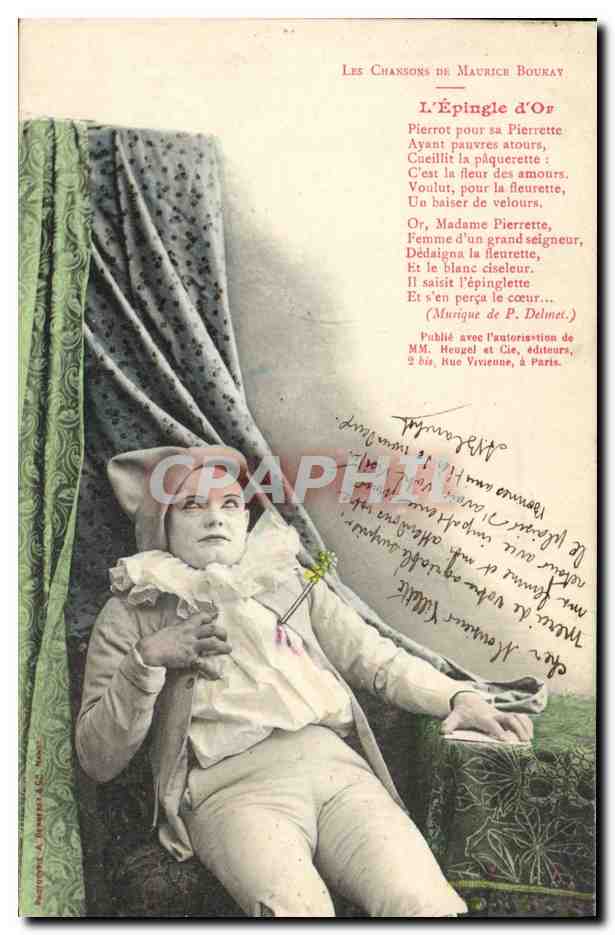 Pierrot — L'Épingle d'Or — M.M. Heugel et Cie, Paris