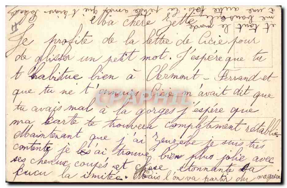 CPA Fantaisie Pierrot Enfants  — Verso