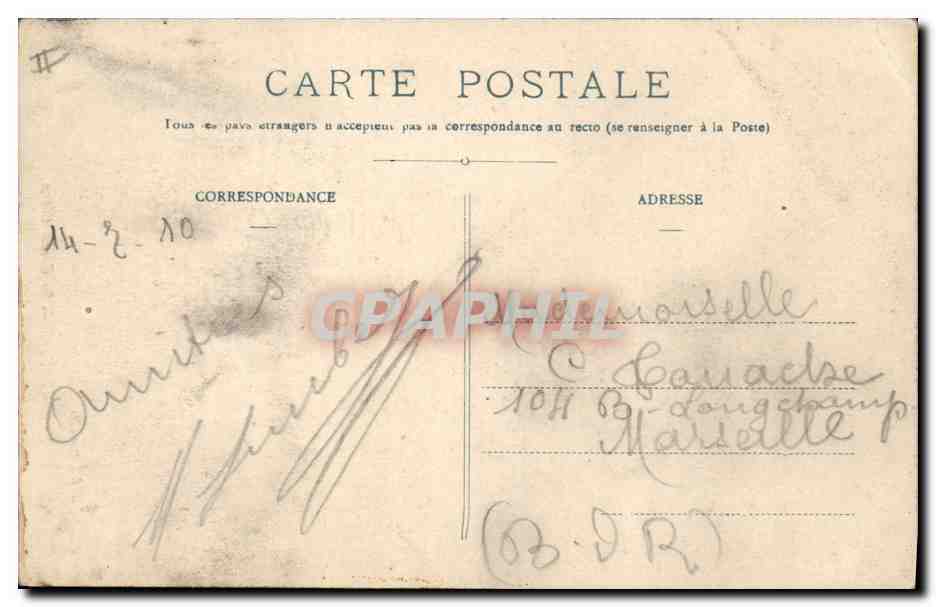 CPA Arbre La Sainte Baume le grand chene  — Back