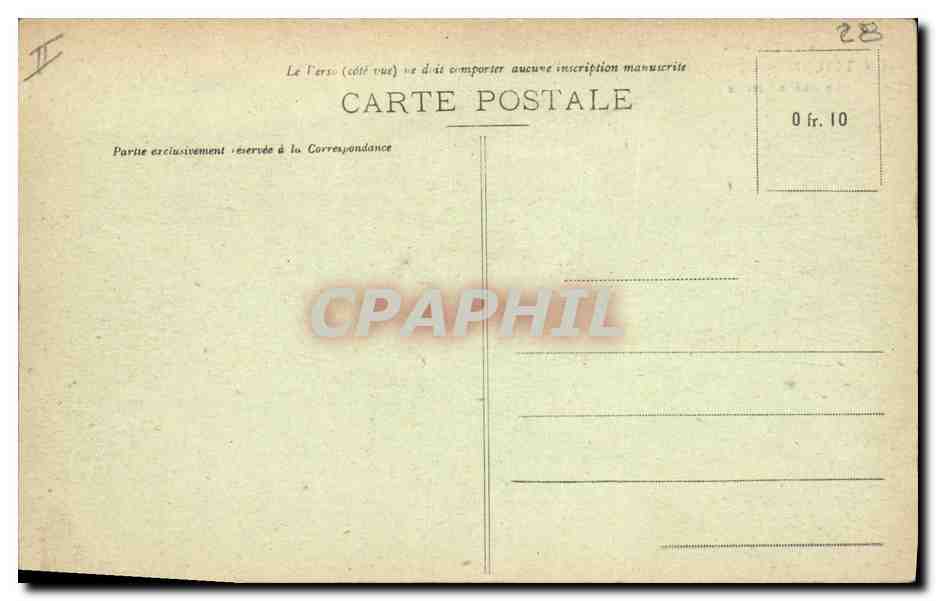 Environs de Châteauneuf-en-Thymerais — Le Chêne Lorette — G. Foucault, édit., Dreux — Verso