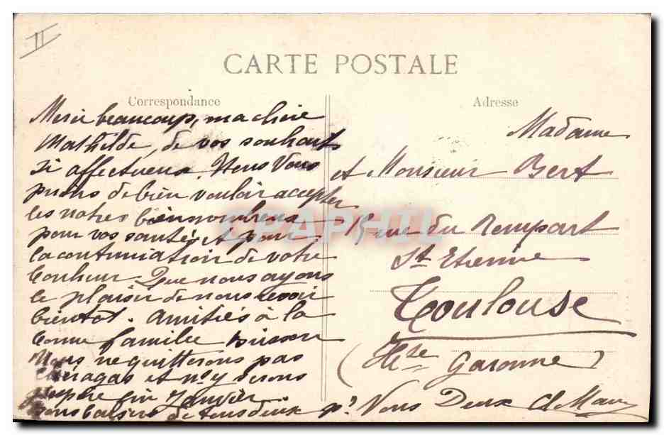 CPA Arbre Algerie Enfants  — Verso