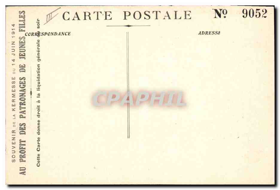 Nîmes - Le Grand Cèdre — CPA n°1171, éditeur CPAPHIL — Rückseite