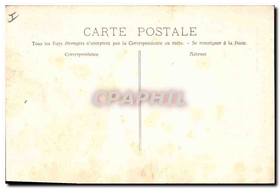 CPA Arbre La Sainte Baume Le grand chene  — Rückseite