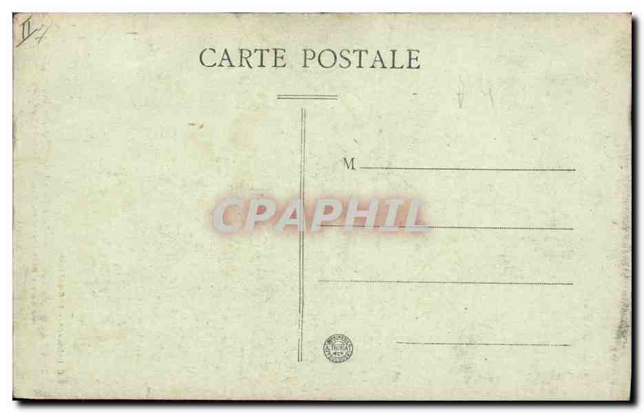 CPA Arbre Foret de Berce Le chene Boppe  — Rückseite