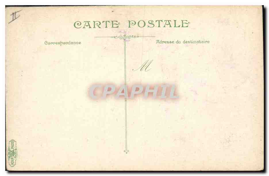 CPA Arbre Nimes Le grand cedre  — Back