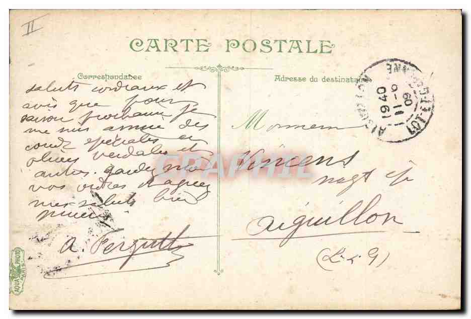 CPA Arbre Nimes Le grand cedre  — Back