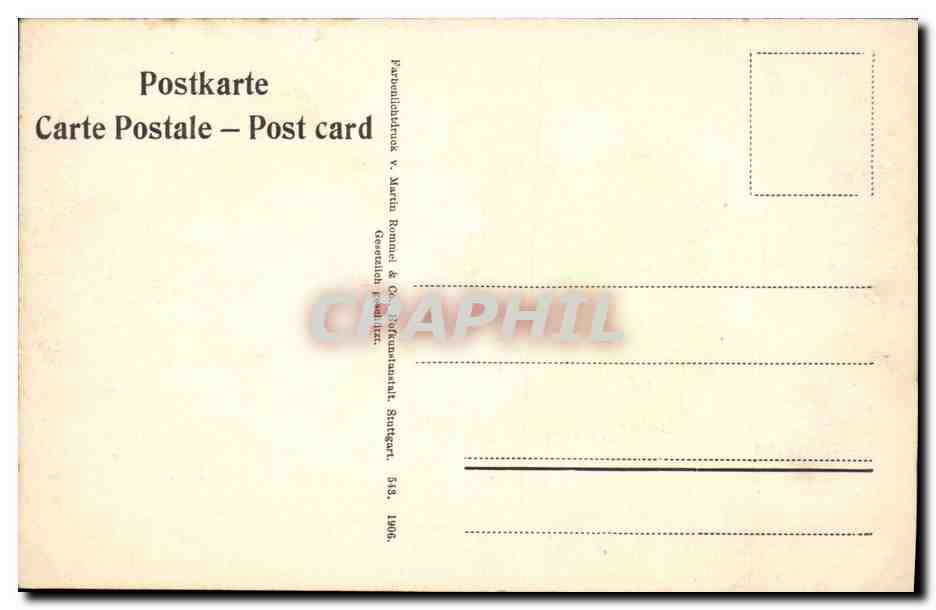 CPA Fantaisie Fleurs  — Rückseite