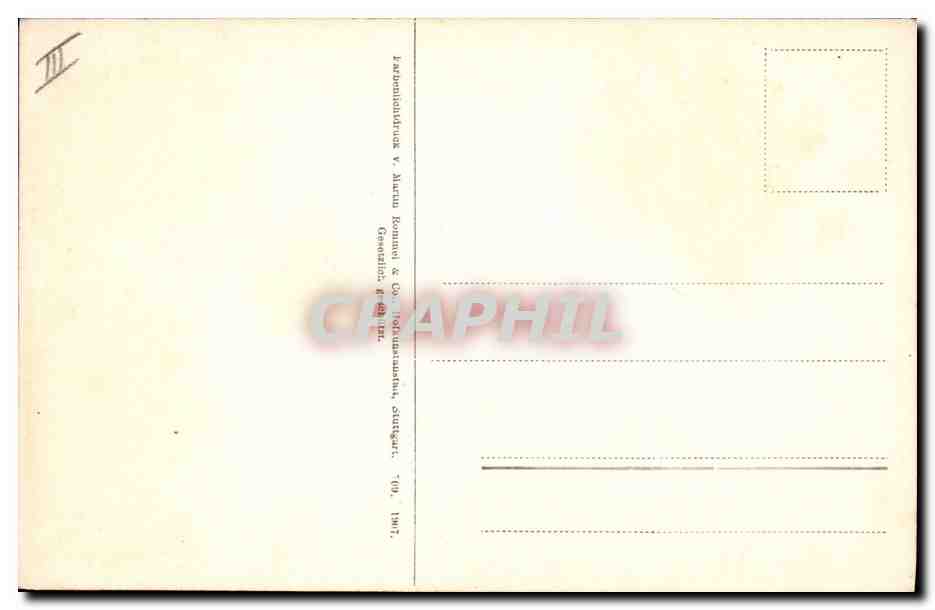 CPA Fantaisie Fleurs Peches  — Rückseite