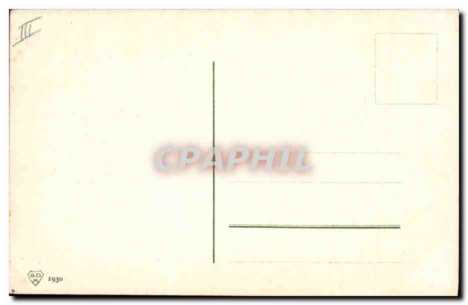 CPA Fantaisie Fleurs Raisins  — Verso