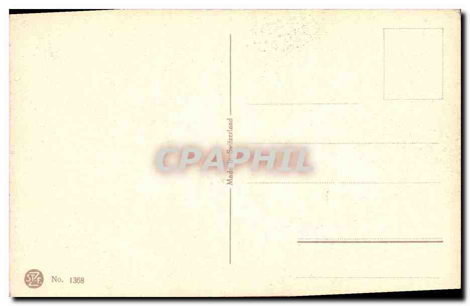 CPA Fantaisie Fleurs Poires  — Rückseite