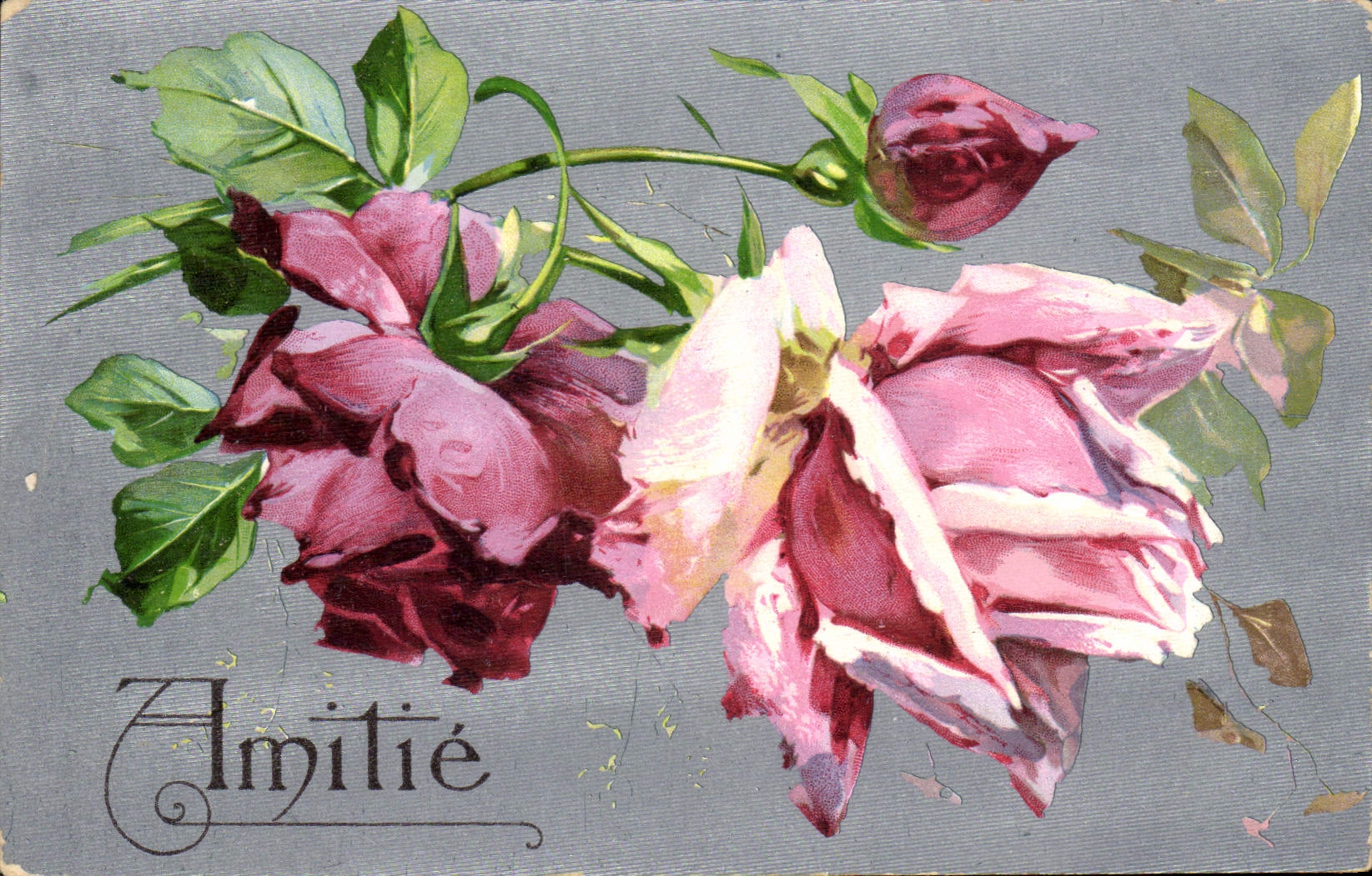 CPA Fantaisie Fleurs 