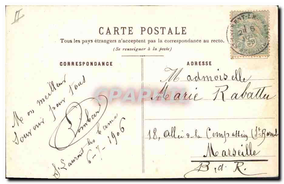 CPA Fantaisie Fleurs Primeveres de jardin  — Rückseite