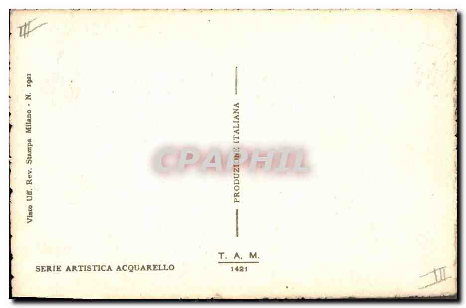 CPA Fantaisie Fleurs  — Verso