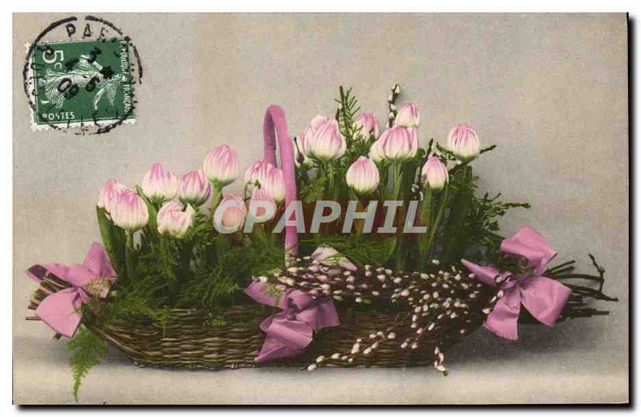 CPA Fantaisie Fleurs 