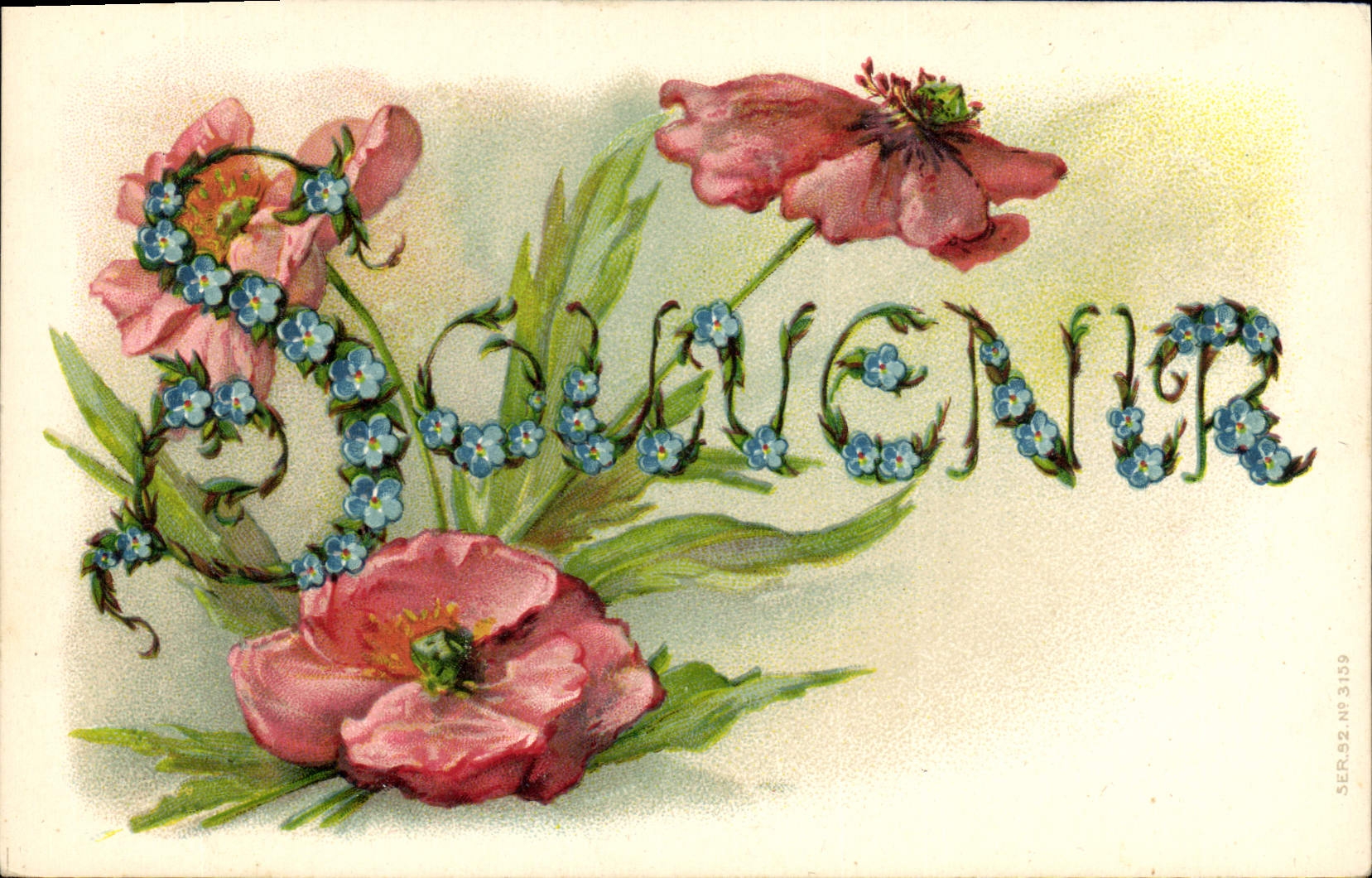 CPA Fantaisie Fleurs 