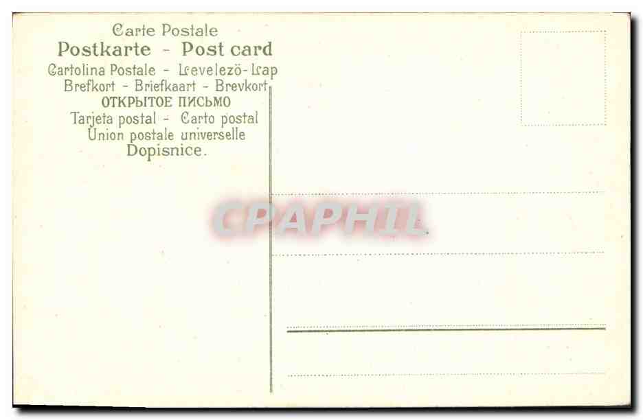 CPA Fantaisie Fleurs  — Rückseite