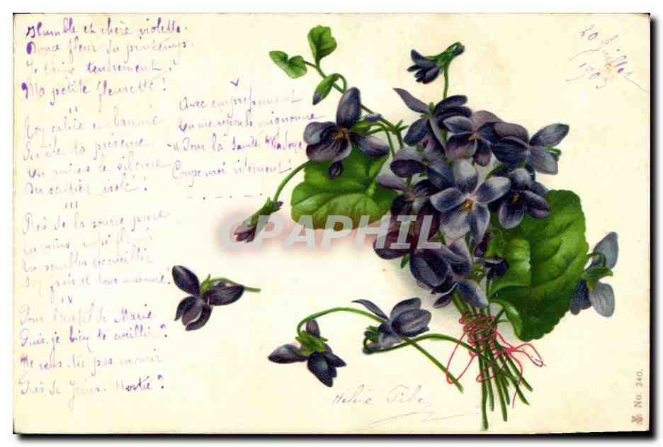 CPA Fantaisie Fleurs 