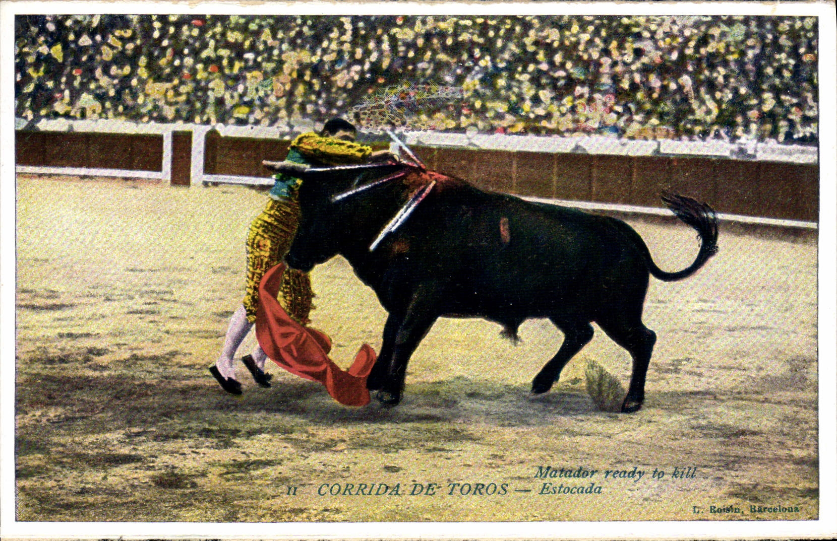 CPA Corrida Course de taureaux Corrida de Toros Estocada