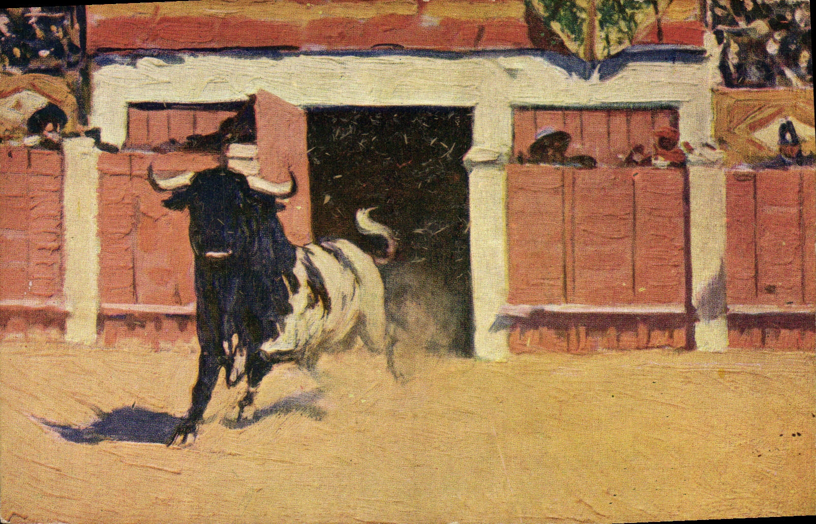 CPA Corrida Course de taureaux Bertuchi