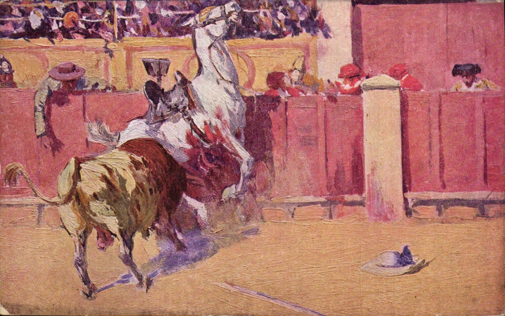CPA Corrida Course de taureaux Bertuchi