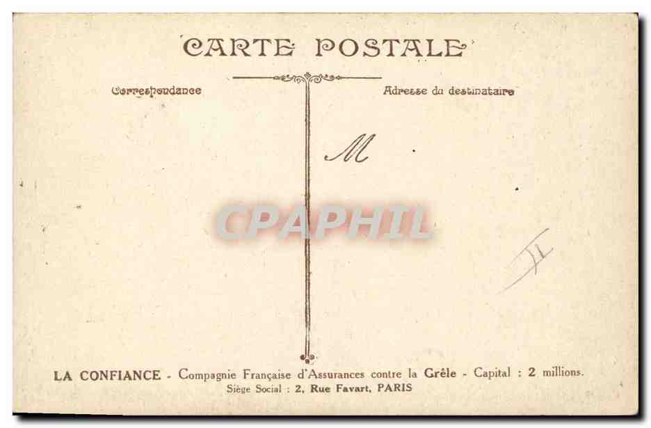 CPA Militaria General Foch  — Rückseite