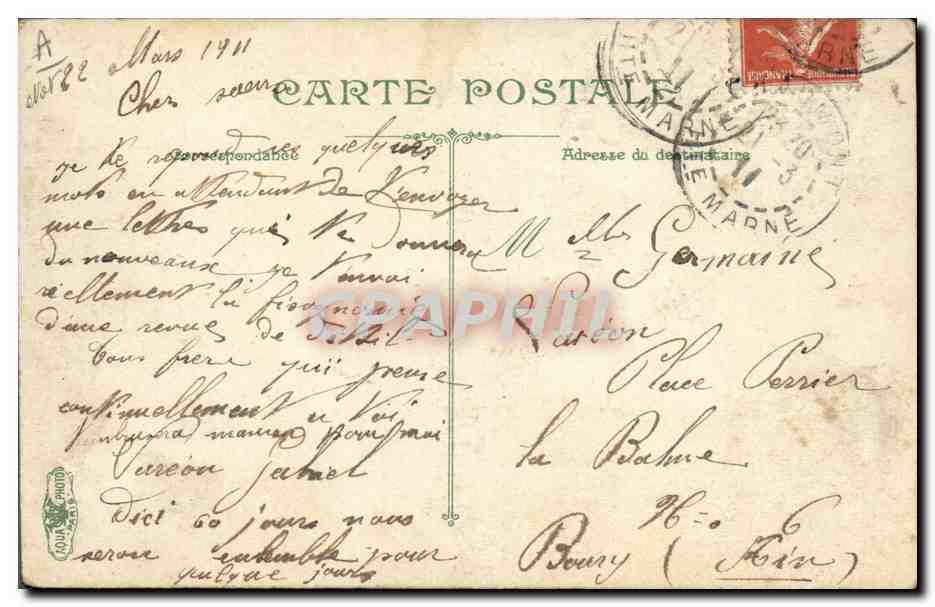 Infanterie — Une revue de détail — LV & C° — Verso