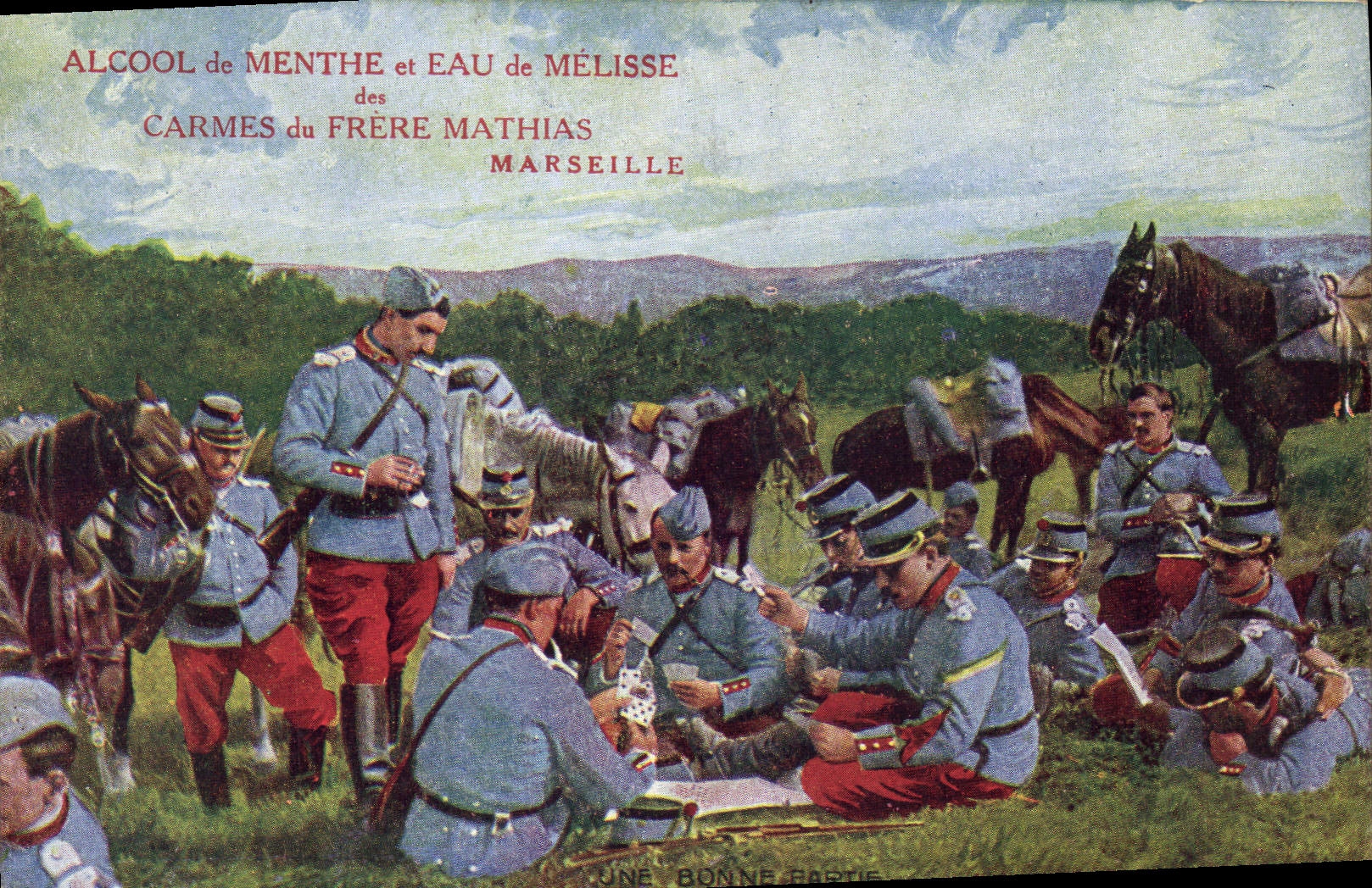Soldats en campagne — Une bonne partie — Frère Mathias, Marseille