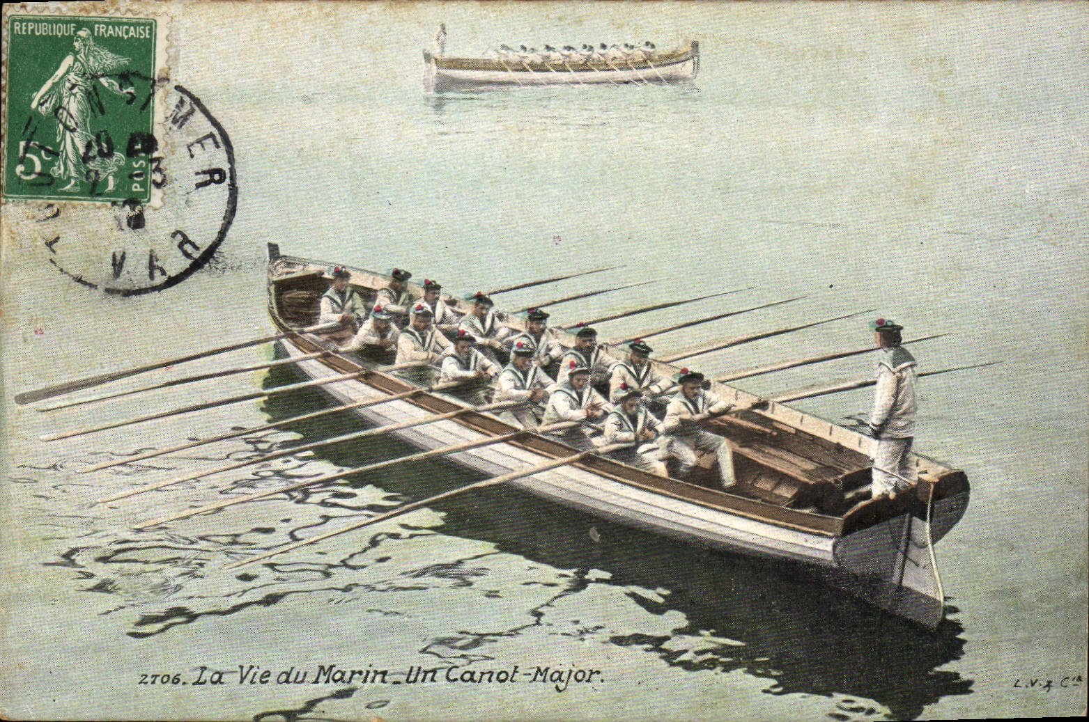 La Vie du Marin — Un Canot-Major — L.V.G.C. n°2706
