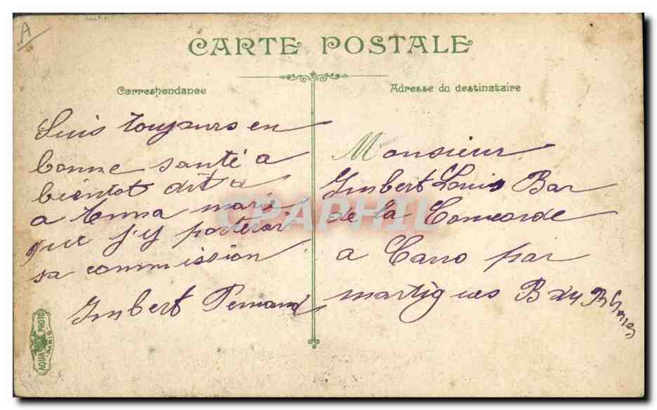 CPA Militaria La vie du marin Le maniement d'armes  — Verso