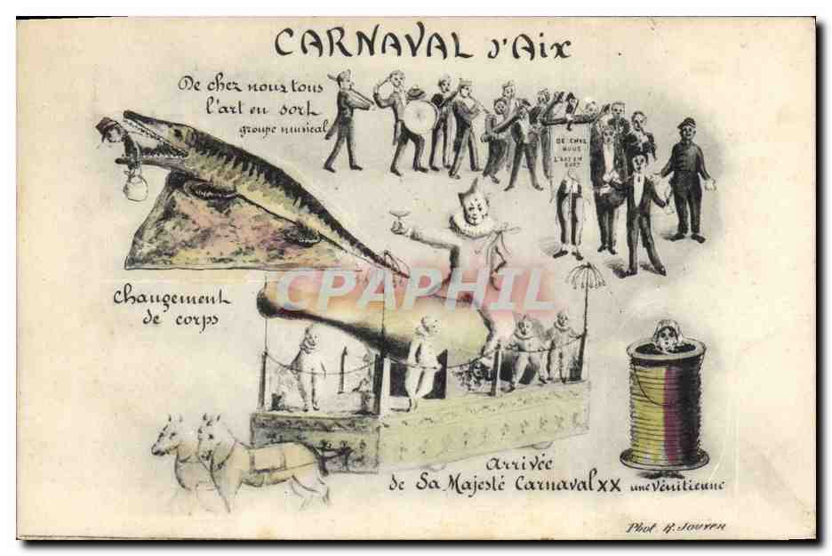 CPA Carnaval Aix en Provence 