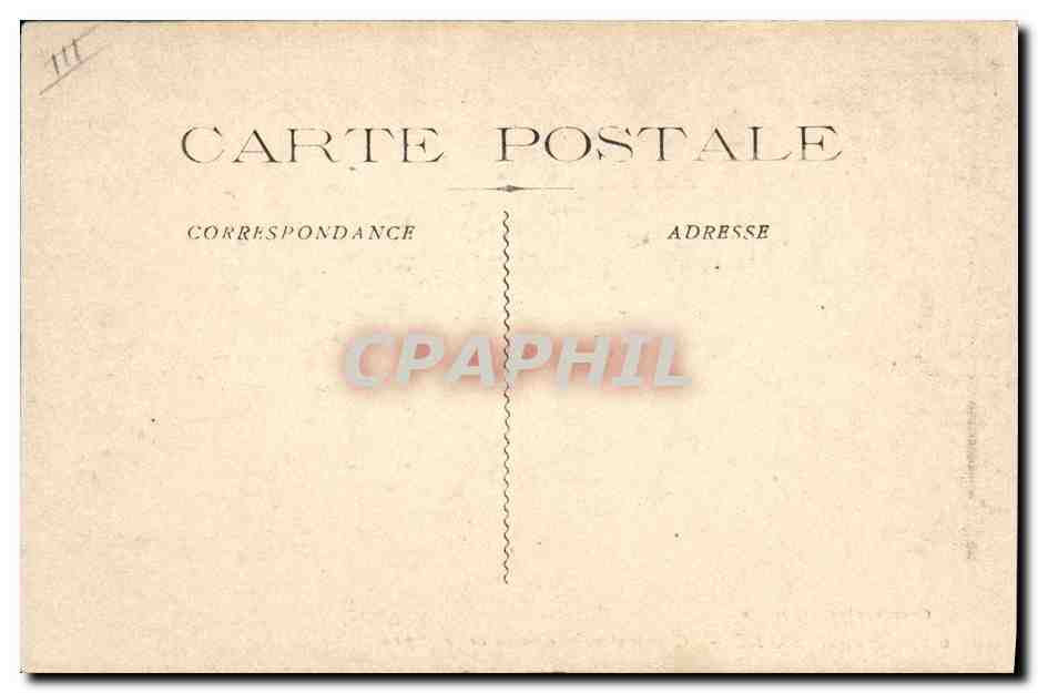 CPA Carnaval d'Aix Aix en Provence omment volera un voleur en 1911  — Rückseite