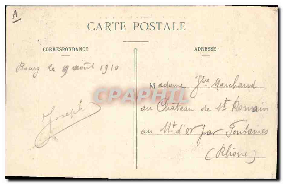 CPA Folklore Une noce Bressane au bon vieux temps Mariage  — Verso