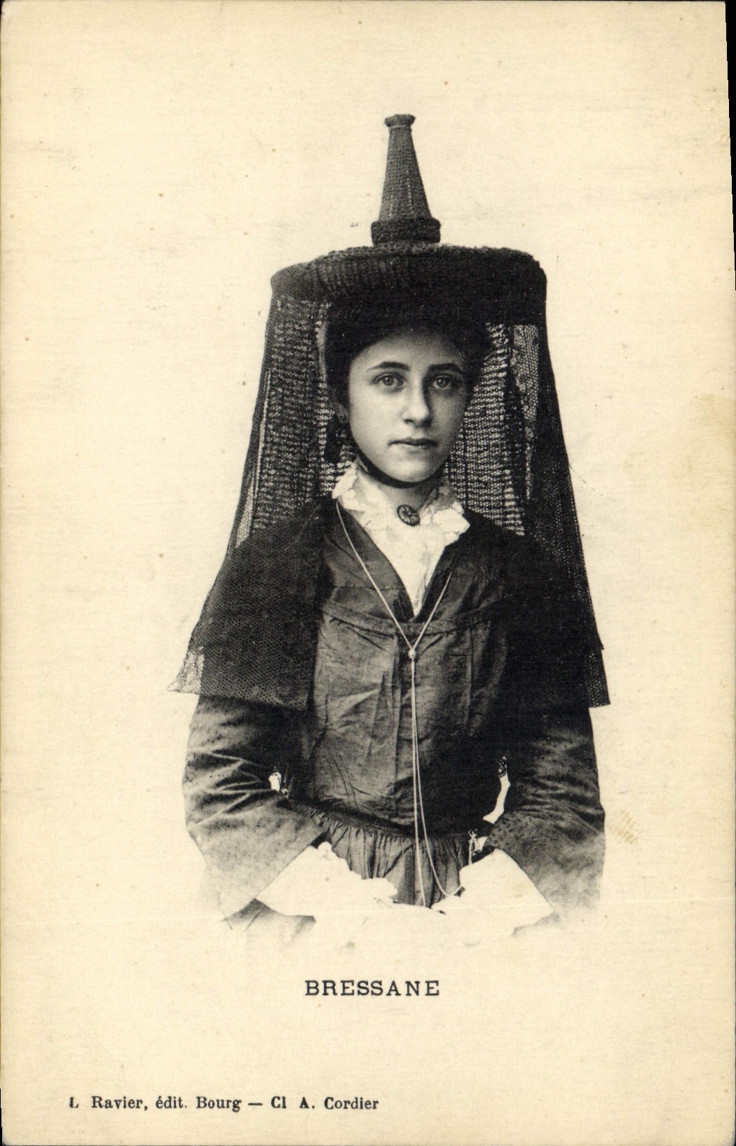 CPA Folklore Bressane 