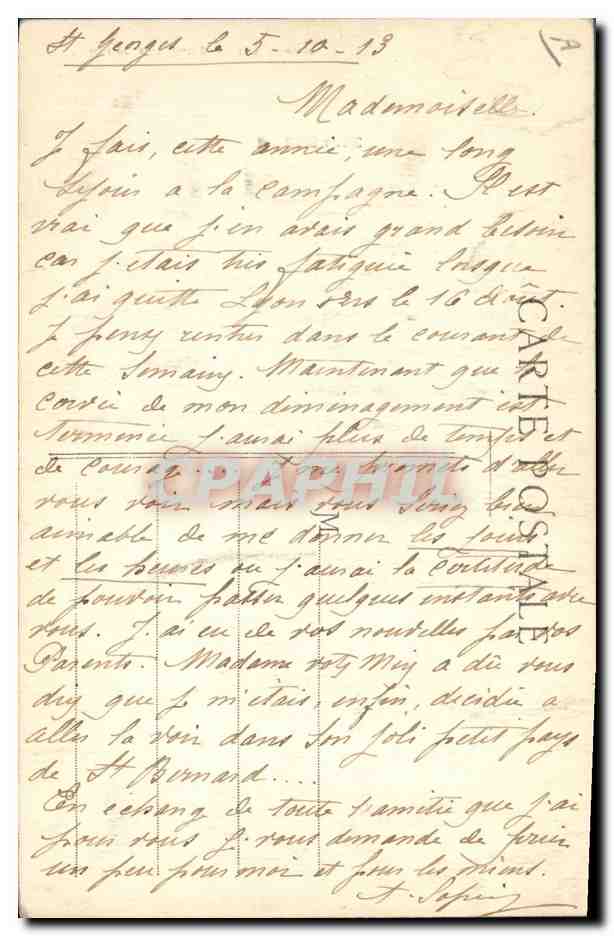 CPA Folklore Bressane  — Verso