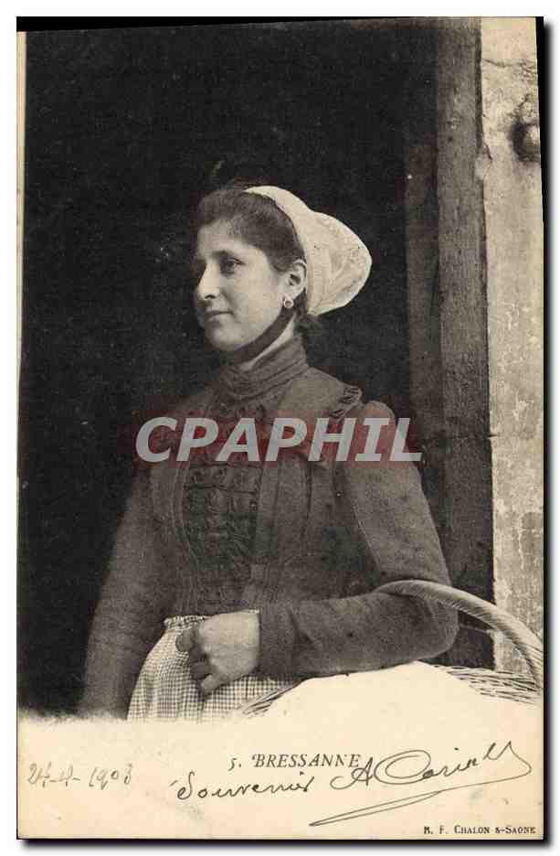 CPA Folklore Bressane Bressanne 