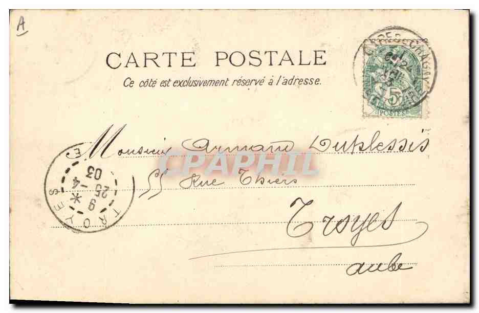 CPA Folklore Bressane Bressanne  — Verso