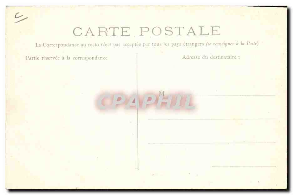 CPA Folklore Danses Bressanes  — Verso