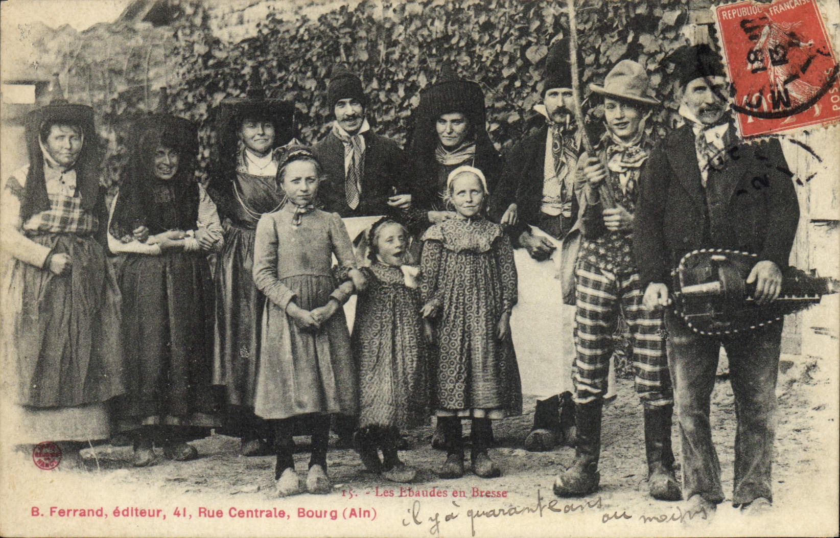 Les Ebaudes en Bresse — B. Ferrand, éditeur, 41 Rue Centrale, Bourg (Ain) — n°15