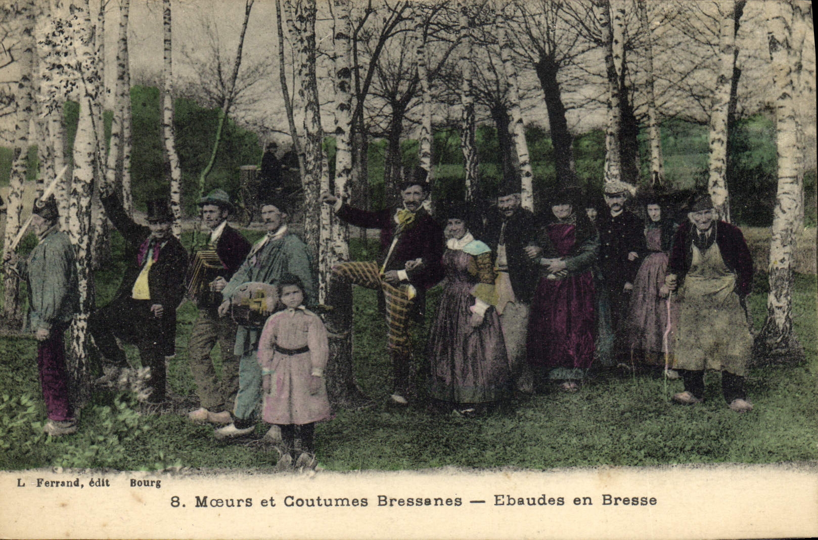 CPA Folklore Ebaudes en Bresse 